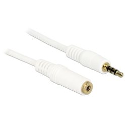   DeLock Extension Cable Audio Stereo Jack 3.5 mm male / female IPhone 4 pin 1m