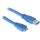 DeLock Cable USB 3.0 type-A male > USB 3.0 type Micro-B male 5m Blue