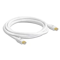   DeLock Cable Mini Displayport 1.2 male > Mini Displayport male 4K 2m White