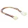 DeLock Cable Fan connection 4pin male-female 0,20m