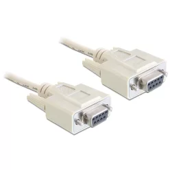   DeLock Cable Serial Null modem 9 pin female > 9 pin female 5m