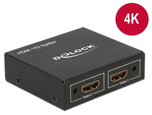 DeLock HDMI Splitter 1x HDMI in > 2x HDMI out 4K