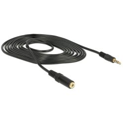   DeLock Extension Cable Audio Stereo Jack 3.5 mm male / female IPhone 4 pin 2m