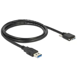   DeLock Cable USB 3.0 type A male > USB 3.0 type Micro-B male with screws 1m