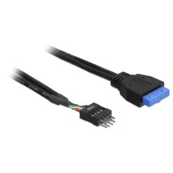   DeLock Cable USB 3.0 pin header female > USB 2.0 pin header male 30cm