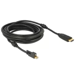   DeLock Cable mini Displayport 1.2 male with screw > HDMI male 4K Active Black 5m
