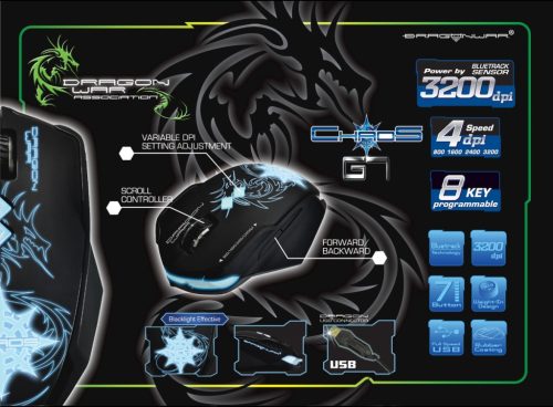 Dragon War Chaos ELE-G7 Black