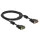 DeLock Cable DVI 24+1 male > DVI 24+1 male 2m Black