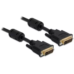 DeLock Cable DVI 24+5 male > DVI 24+5 male 5m Black
