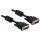 DeLock Cable DVI 24+5 male > DVI 24+5 male 5m Black