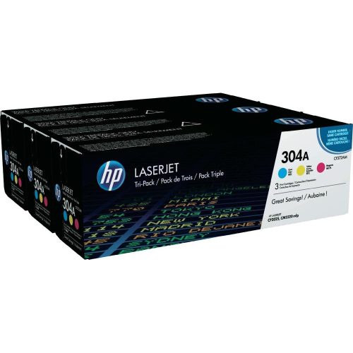 HP CF372AM (304A) Tri-Pack toner