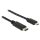 DeLock Cable USB Type-C 2.0 male > USB 2.0 Type Micro-B male 0,5m Black