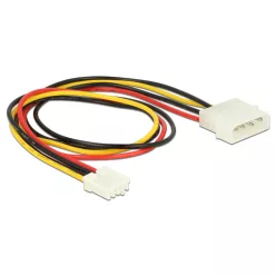 DeLock Power Cable 4 pin male > 4 pin floppy female 40cm