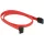 DeLock cable SATA 50cm down/straight Red