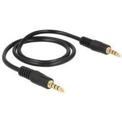 DeLock Cable Stereo Jack 3.5 mm 4 pin male > male 0,5m