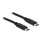 DeLock Cable USB Type-C 2.0 male > USB Type-C 2.0 male 2m Black