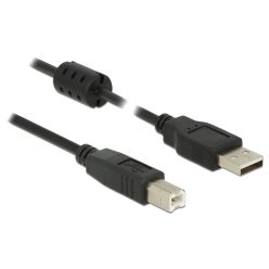   DeLock Cable USB 2.0 Type-A male > USB 2.0 Type-B male 3m Black