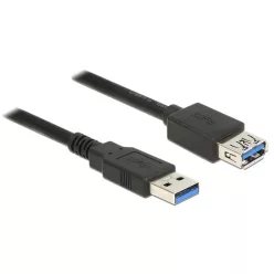   DeLock Extension cable USB 3.0 Type-A male > USB 3.0 Type-A female 5m Black