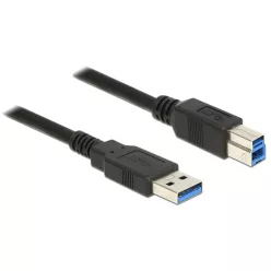   DeLock Cable USB 3.0 Type-A male > USB 3.0 Type-B male 0,5m Black