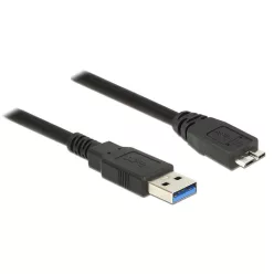   DeLock Cable USB 3.0 Type-A male > USB 3.0 Type Micro-B male 2m Black