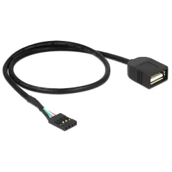   DeLock USB Cable Pin header female > USB 2.0 type-A female 40cm