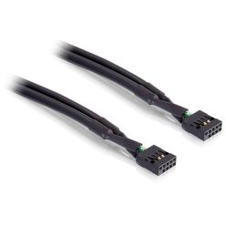 DeLock Cable USB pinheader female / female 10 pin (industry)