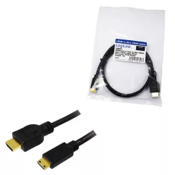   Logilink CH0021 HDMI to HDMI Mini High Speed Cable w.E. 1m Black