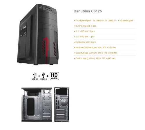 Danubius C3125 Black