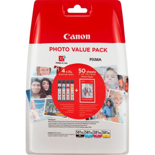 Canon CLI-581XL Color Photo Value Pack tintapatron