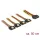 DeLock SATA 15pin power plug with latching function > SATA 15pin power receptacle 4x straight 0,5m