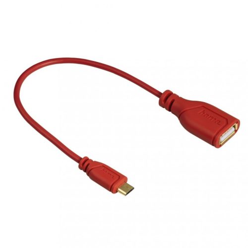 Hama MicroUSB OTG Adapter Red