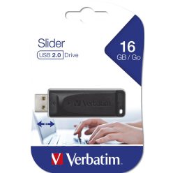 Verbatim 16GB Slider USB2.0 Black