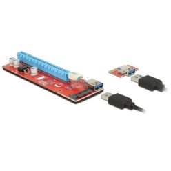   DeLock Riser Card PCI Express x1 > x16 with 60 cm USB cable