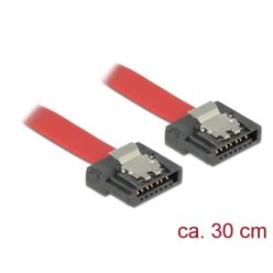 DeLock SATA FLEXI 6 Gb/s 30cm Red metal Cable