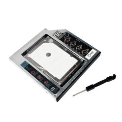   Logilink AD0017 2,5" SATA HDD Caddy for a 9,5mm high CD/DVD/Blu-ray drive slot