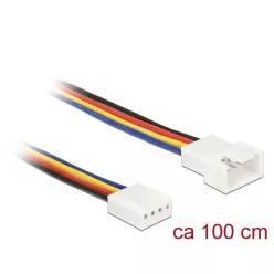 DeLock Extension Cable PWM Fan Connection 4 Pin 100cm