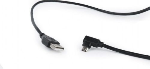 Gembird Double-sided right angle microUSB 1,8m blister cable Black