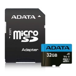   A-Data 32GB microSDHC Premier UHS-I Class10 V10 A1 + adapterrel