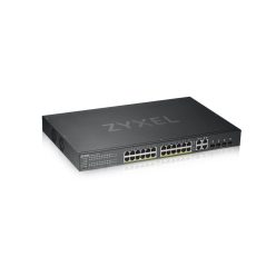   ZyXEL GS1920-24HPV2 28port GbE LAN L2 PoE menedzselhető switch