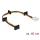 DeLock Power Molex 4 pin plug > 4x SATA 15 pin receptacle cable 0,4m