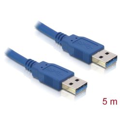   DeLock USB 3.0 Type-A male > USB 3.0 Type-A male 5m cable Blue