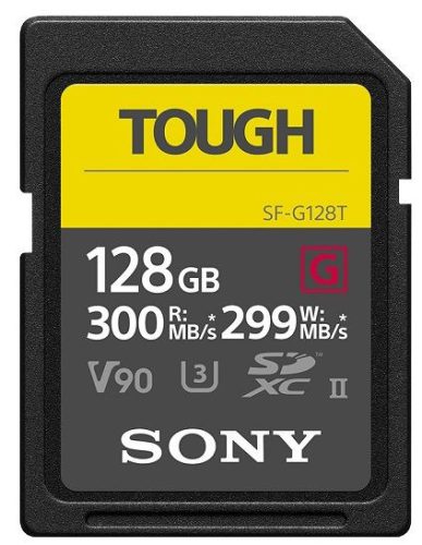 Sony 128GB SDXC Tough Class 10 UHS-II CL10 U3 V90