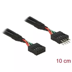   DeLock USB 2.0 Pin header Extension Cable 10 pin male / female 10cm