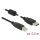 DeLock USB 2.0 Type-A male > USB 2.0 Type-B male 0,5m cable Black