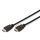 Assmann HDMI High Speed Ethernet connection cable type A M/M 3m Black