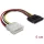 DeLock Power SATA HDD > 4pin male straight cable