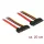 DeLock Extension SATA 6 Gb/s 22 pin plug > SATA 22 pin receptacle (5V + 12V) 20cm cable
