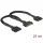 DeLock SATA 15 pin female > 2x SATA 15 pin male 25cm Power Cable