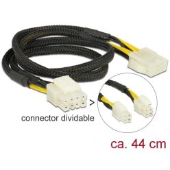   DeLock Extension Cable Power 8 pin EPS male (2x4 pin) > 8 pin female 44cm