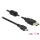 DeLock USB 2.0 Type-A male > USB 2.0 Mini-B male 1m cable Black